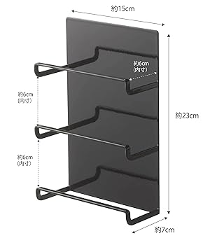 Amazon｜山崎実業(Yamazaki) マグネットラップホルダー 3段